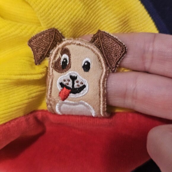 VTG Y2K Baby Einstein Sensory Blanket Tummy Time Mat Red Blue Green Yellow Velou - Picture 9 of 9